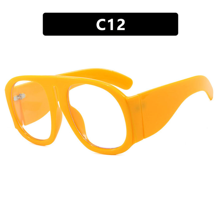 Women's trendy oversized sunglasses with fashionable gradient Bowlift