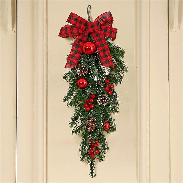 BowLift | Christmas 3 PC Set - Garland, Wreath, Swag Wall Hanging Christmas Decoration Set