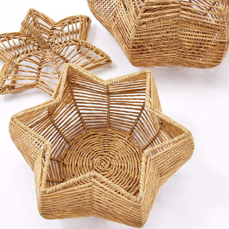Decorative Woven Fruit Basket Bowlift