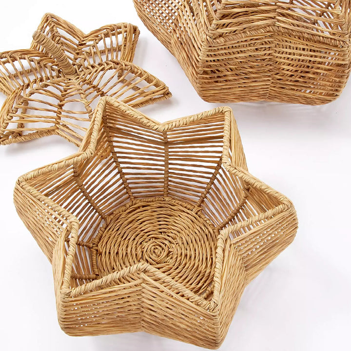 Decorative Woven Fruit Basket Bowlift
