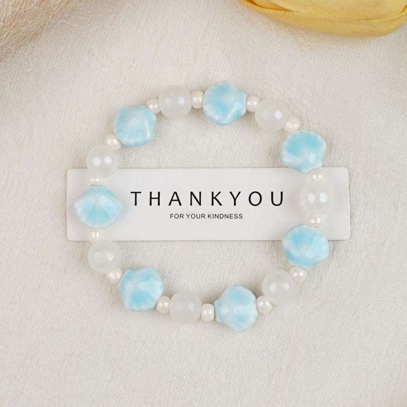 Heart-Shaped Beaded Bracelet Bowlift