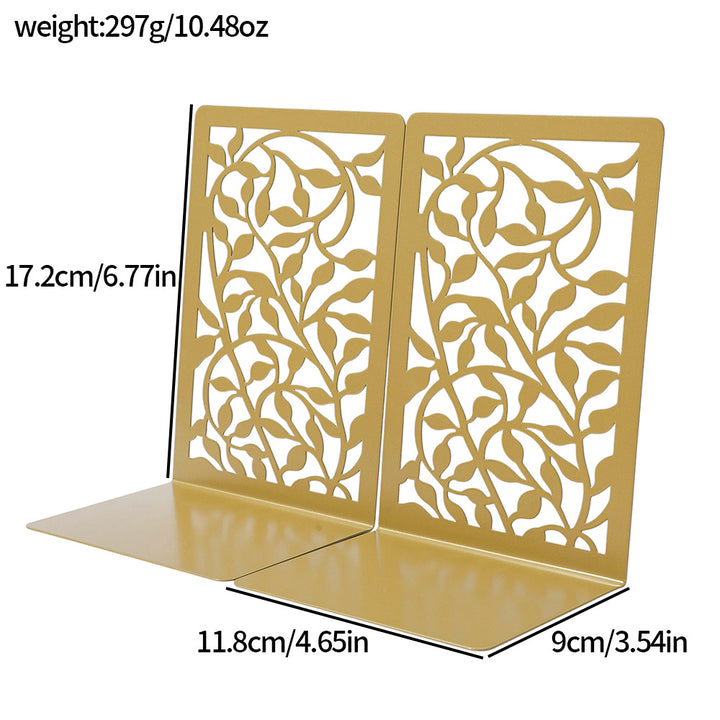 Decorative Botanical Design Bookends
