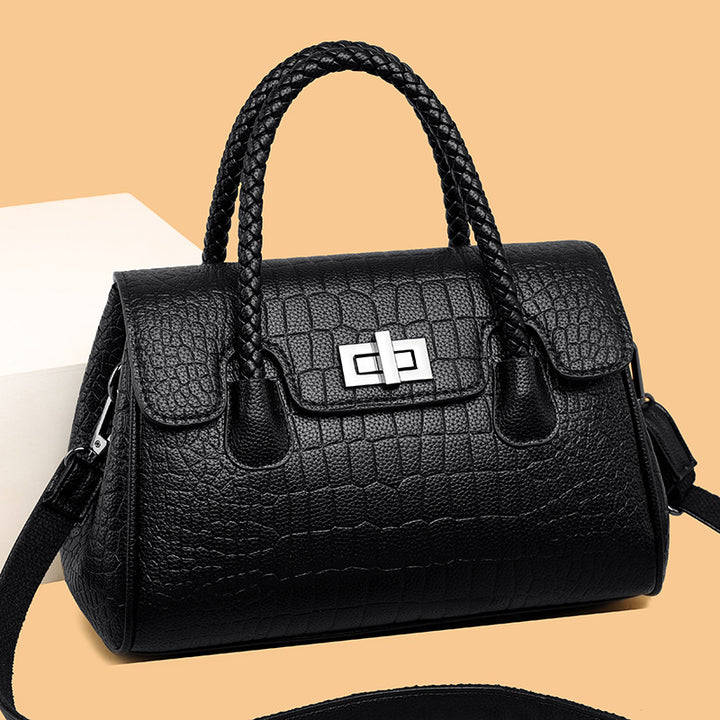Elegant Double-Handle Handbag Bowlift