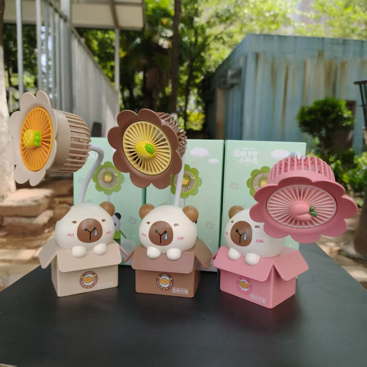 Unisex Decorative Table Fan with Animal Motif Bowlift