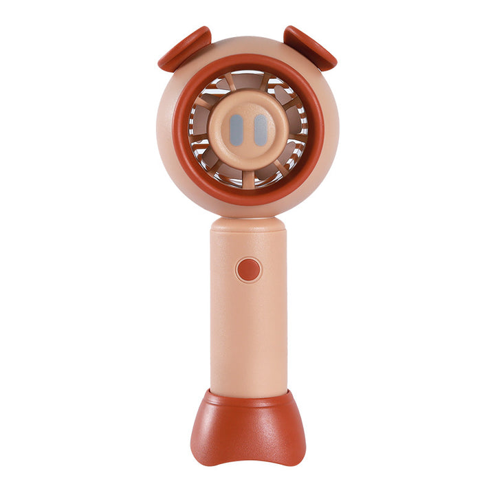 Women's Portable Mini Hand Fan with Animal Design Bowlift