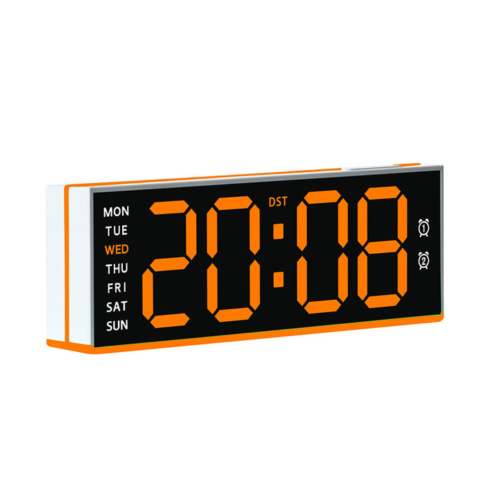 Digital alarm clock with large LED display and dual alarm function Bowlift