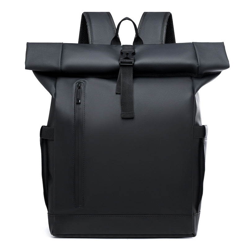 Waterproof Structured Roll-Top Backpack Bowlift