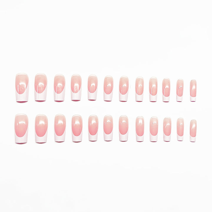 Artistic Dual Design Press-On Nail Set Bowlift