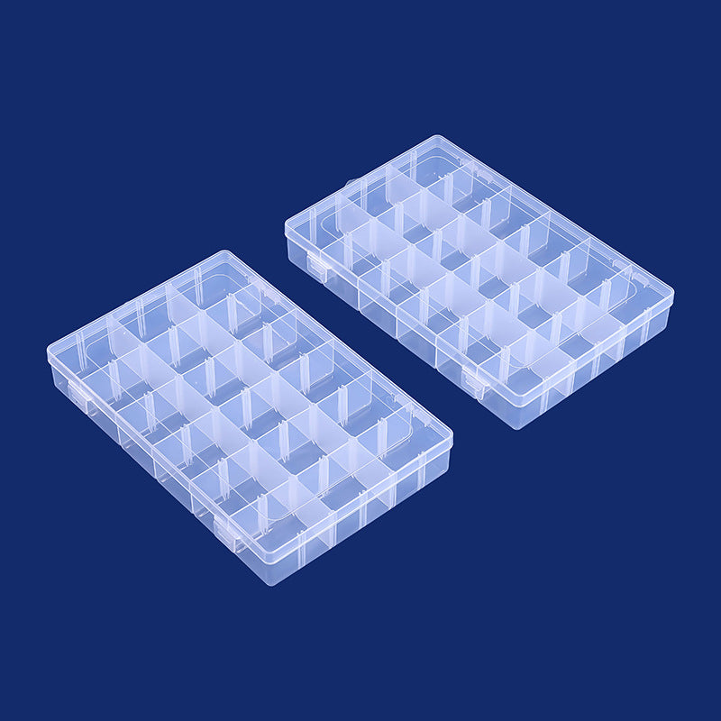 Foldable 18-Compartment Craft Storage Organizer Bowlift