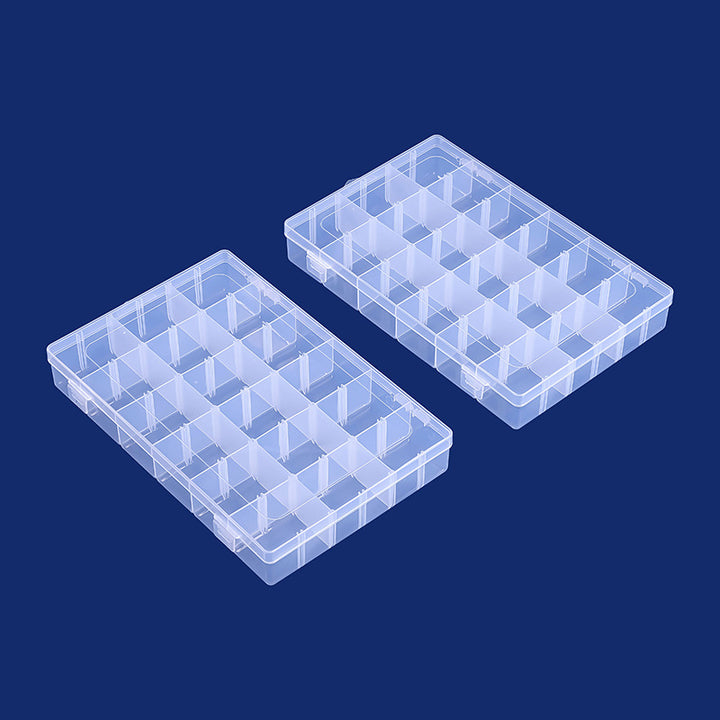 Foldable 18-Compartment Craft Storage Organizer Bowlift
