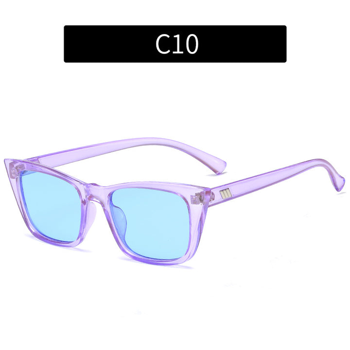 Modern Geometric Cat-Eye Sunglasses
