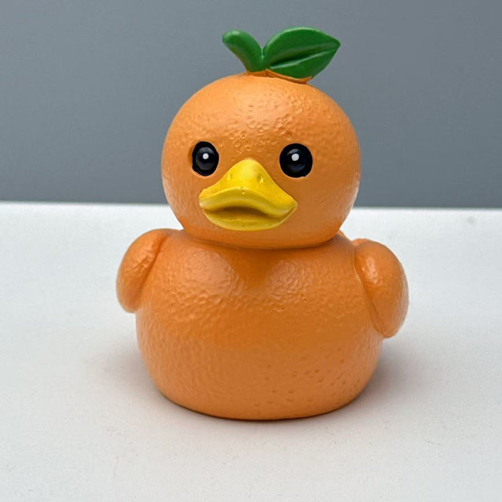 Funny rubber duck with vegetable motif Bowlift