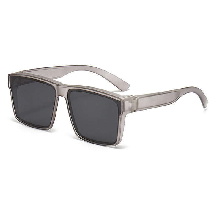 Retro-Futuristic Square Frame Sunglasses