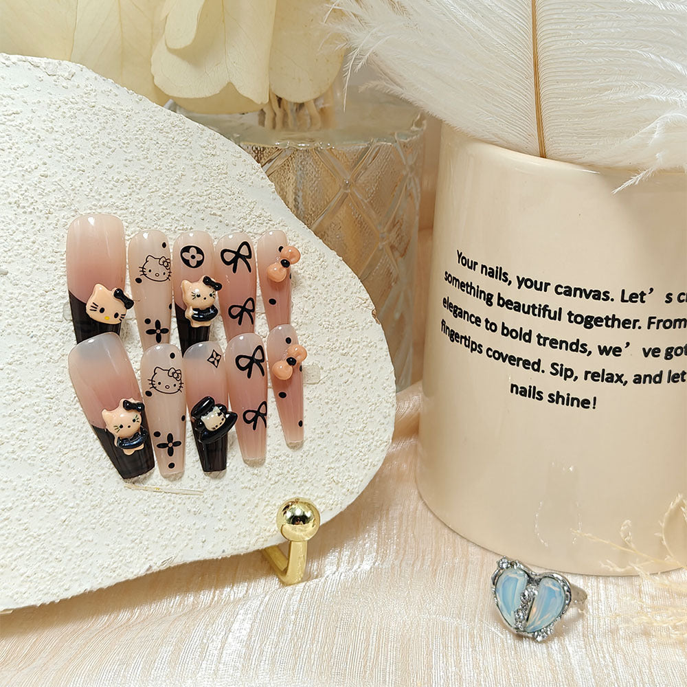 Nail Art Set with Creative Designs Bowlift