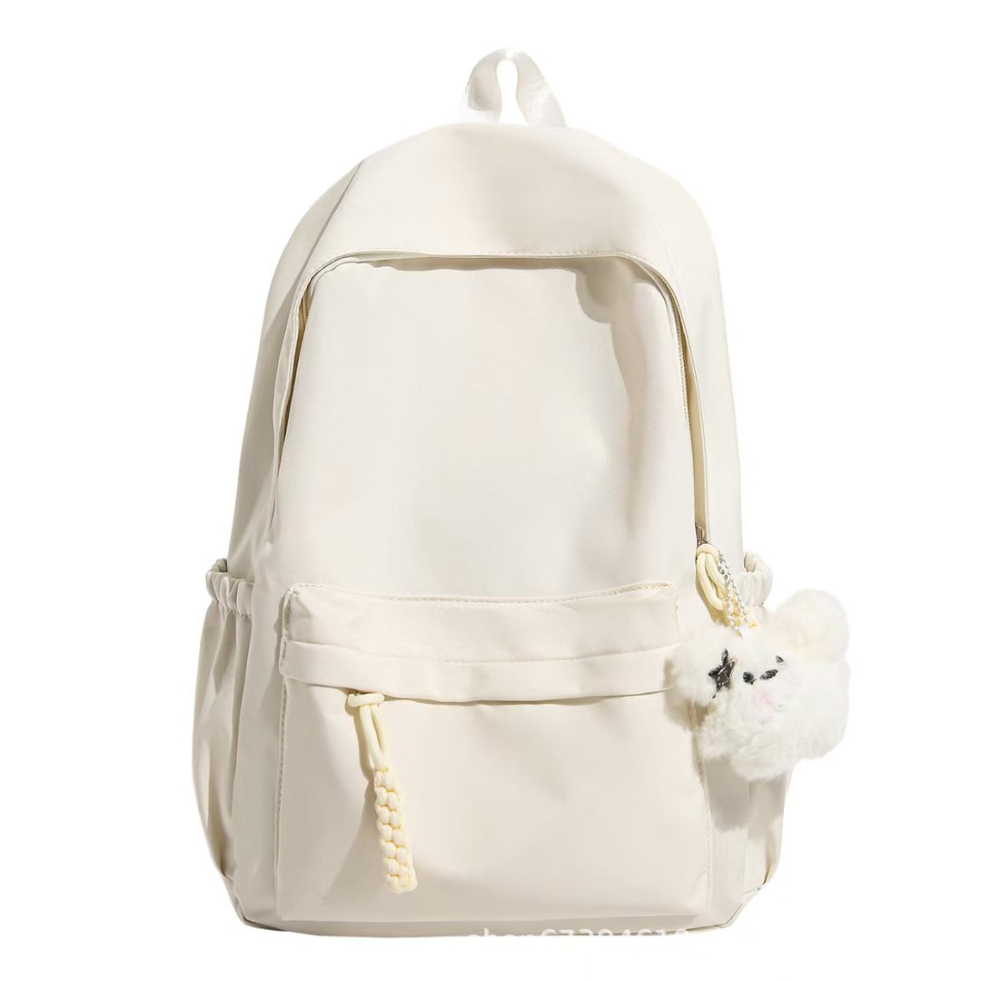 Soft Textured Casual Backpack Bowlift