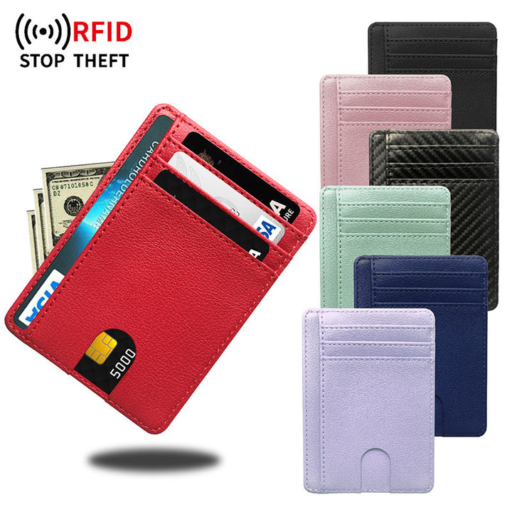 Slim Leather Card Holder Bowlift