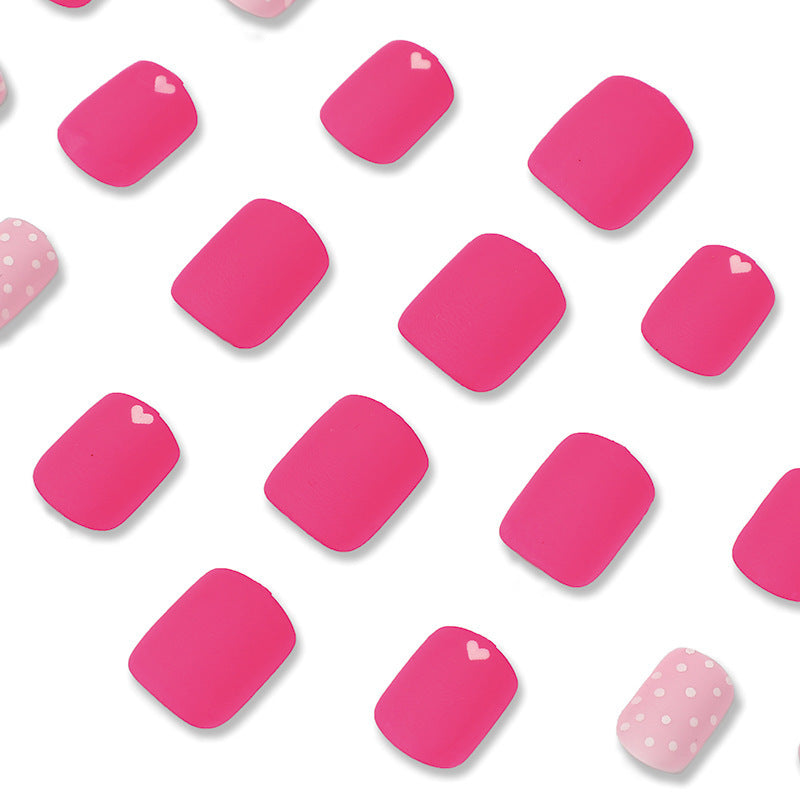 Artistic Press-On Nail Set with Charming Patterns Bowlift