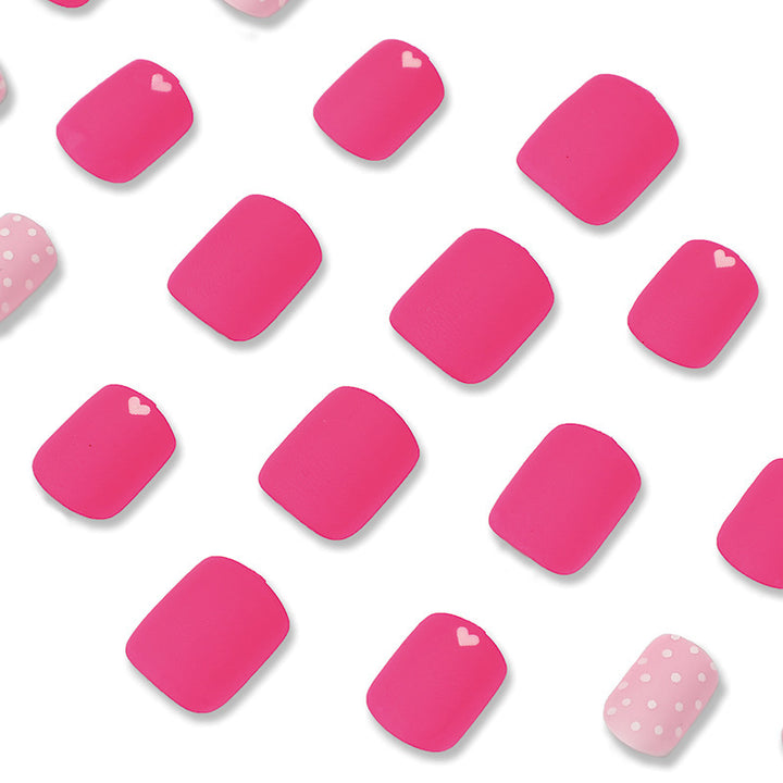 Artistic Press-On Nail Set with Charming Patterns Bowlift