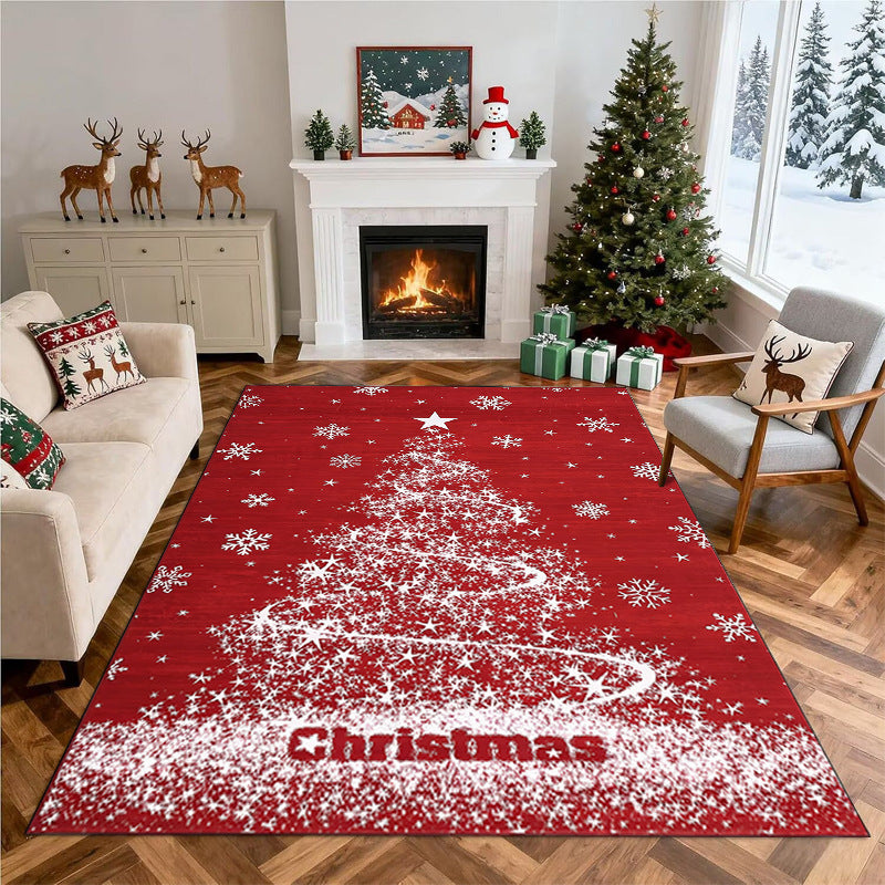 Christmas-Themed Decorative Area Rug Bowlift