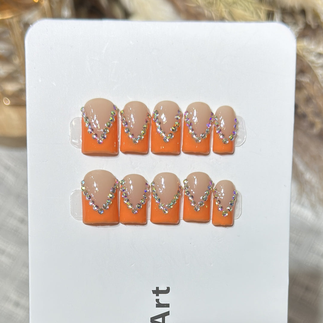 Reusable Press-On Nail Set Bowlift