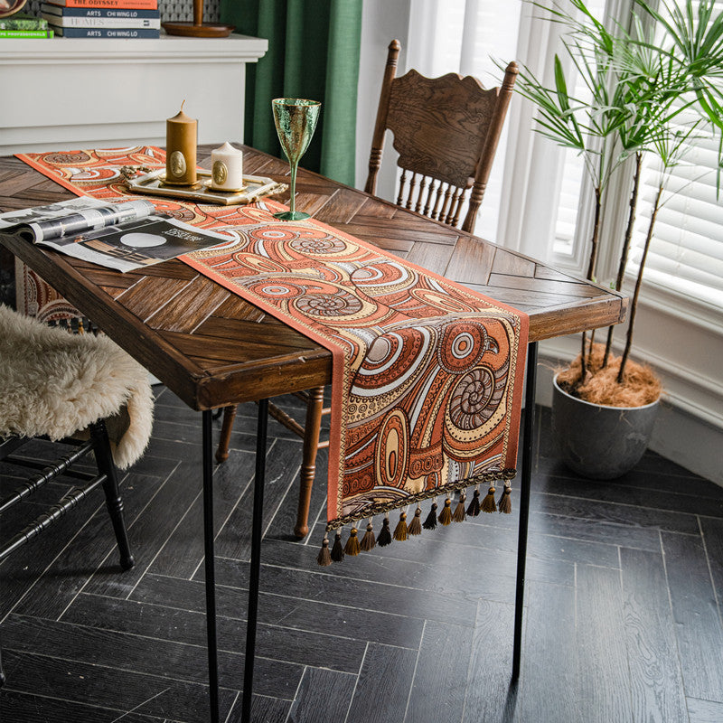 Vintage-Inspired Dining Table Runner