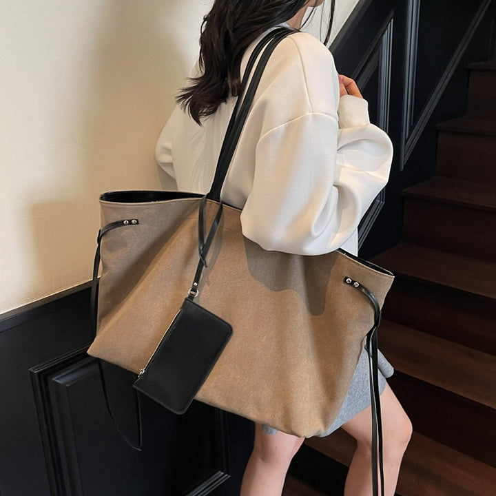 Spacious Canvas Tote Bag Bowlift