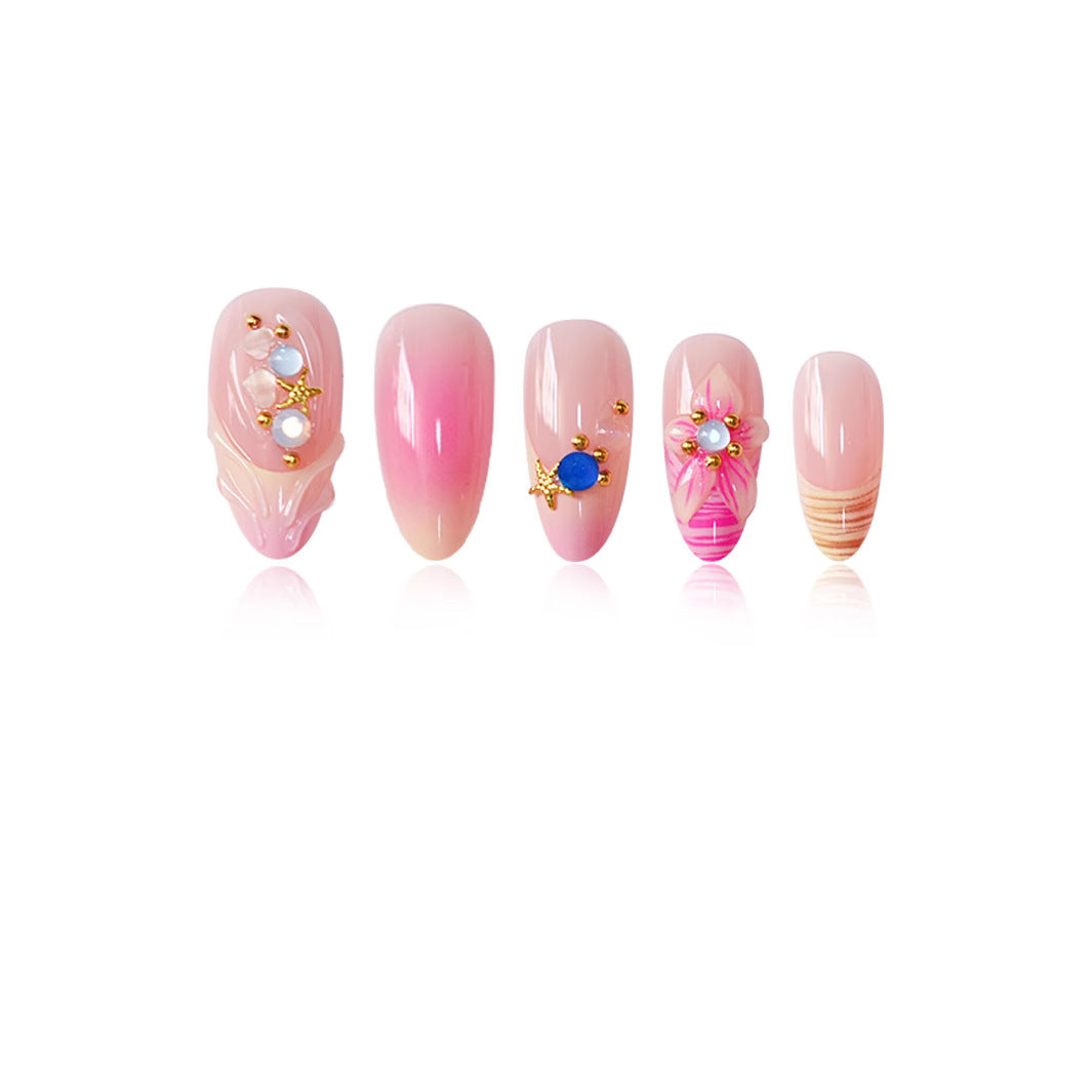 Floral Nail Art Bowlift