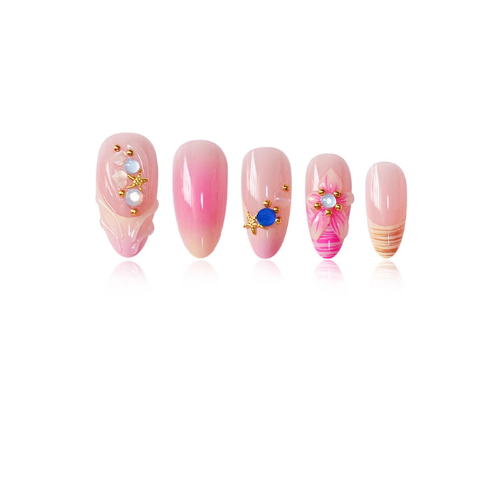 Floral Nail Art Bowlift