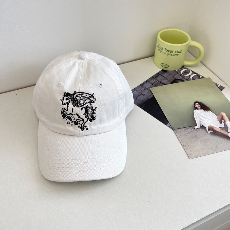 Women's Embroidered Pegasus Baseball Cap Bowlift