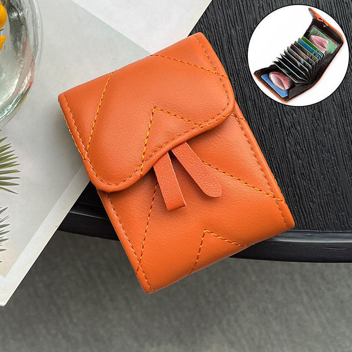 Chic Quilted Card Holder Bowlift