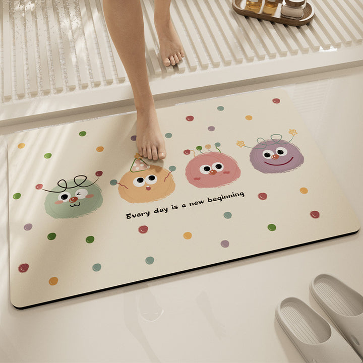 Fun-Themed Soft Bath Mat