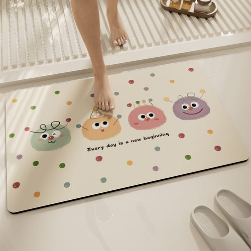 Fun-Themed Soft Bath Mat