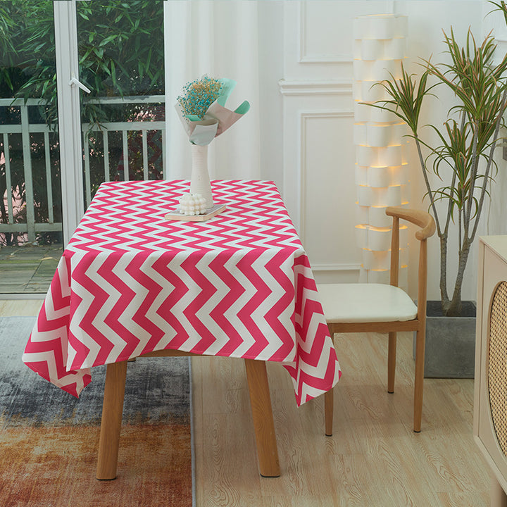 Modern Chevron Pattern Tablecloth