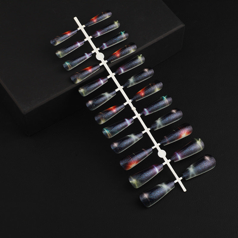Artificial nails with star and moon design Bowlift