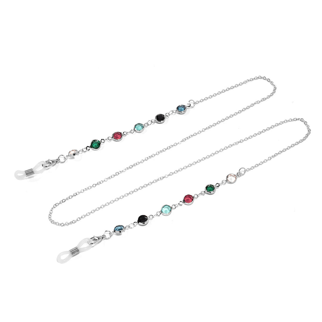 Elegant Gemstone Eyewear Chain Bowlift