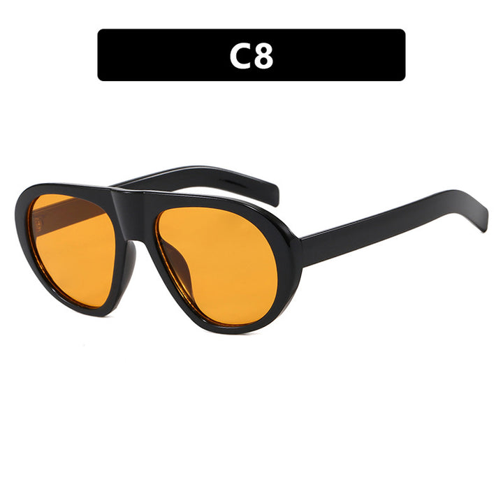 Women striking sunglasses with futuristic frame and sturdy design Bowlift