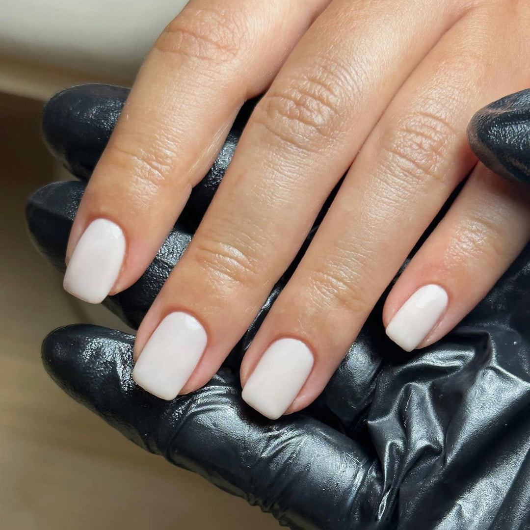 Artful Nail Extensions with Elegant Glossy Finish Bowlift