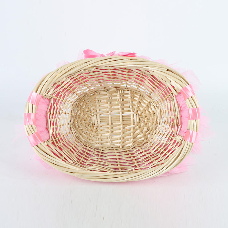 Decorative basket with ruffle detail Bowlift