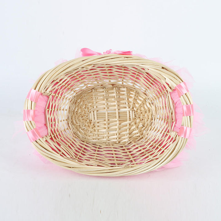 Decorative basket with ruffle detail Bowlift