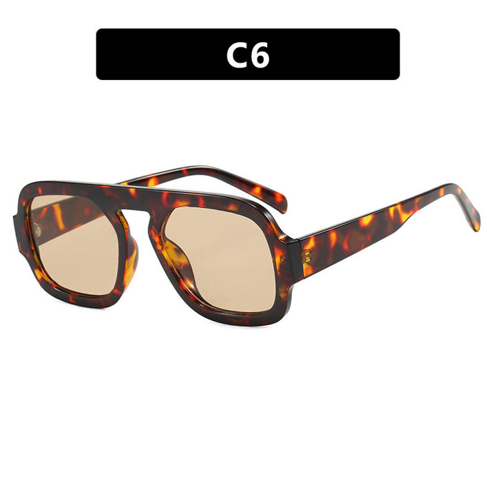 Women's modern oversized sunglasses in angular design Bowlift