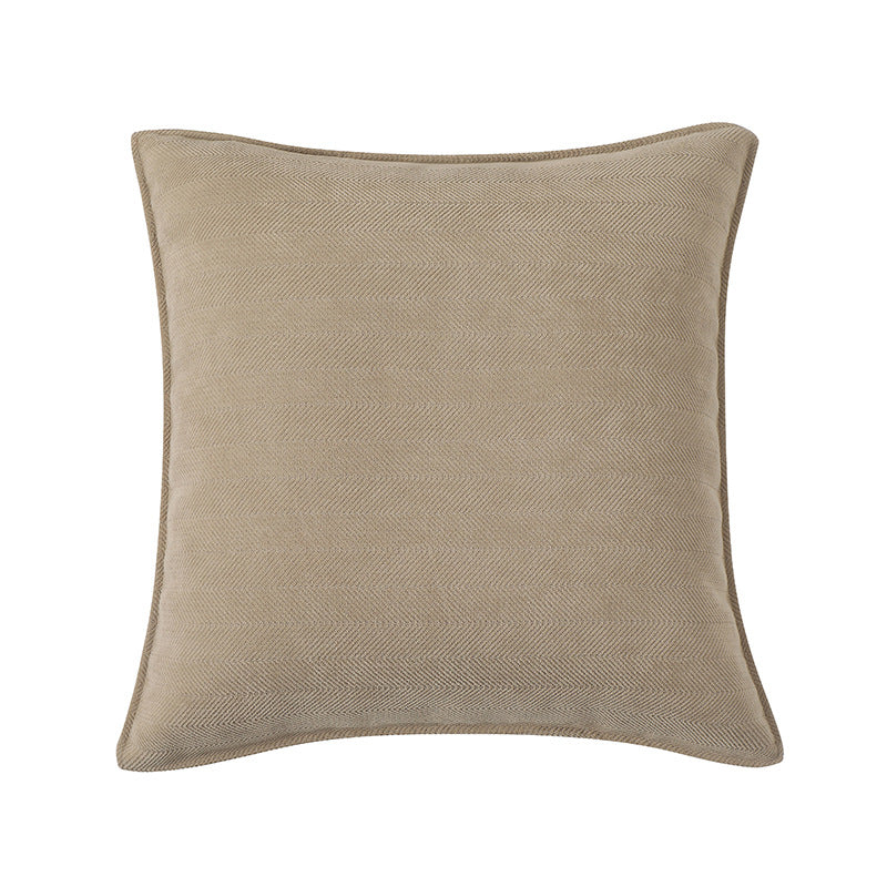 Textured Herringbone Decorative Cushion
