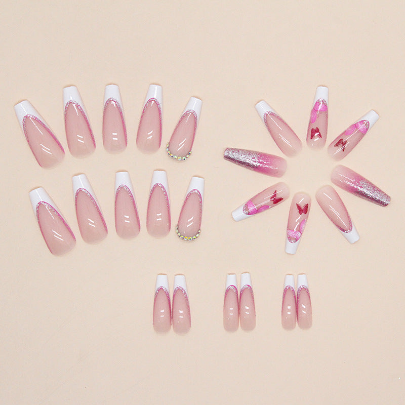 Decorative Butterfly Nail Art Extensions Bowlift
