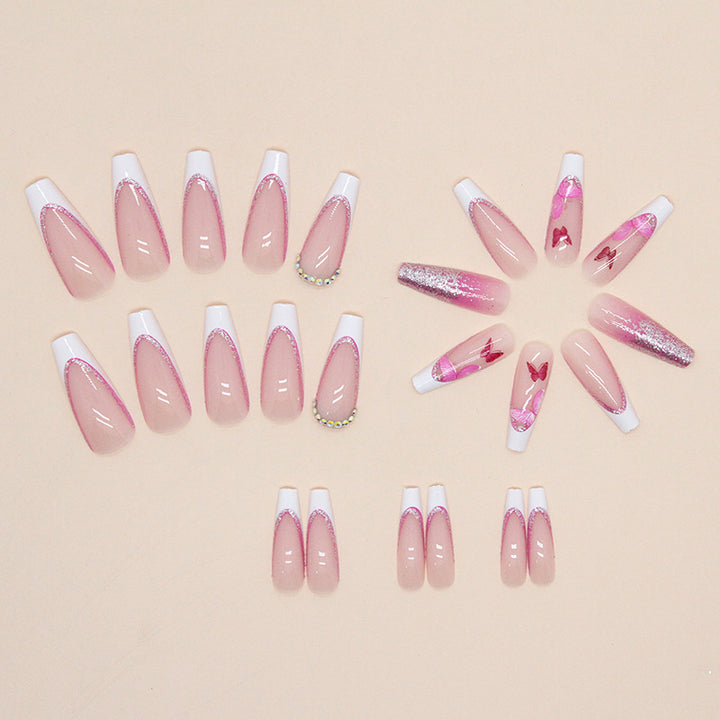 Decorative Butterfly Nail Art Extensions Bowlift