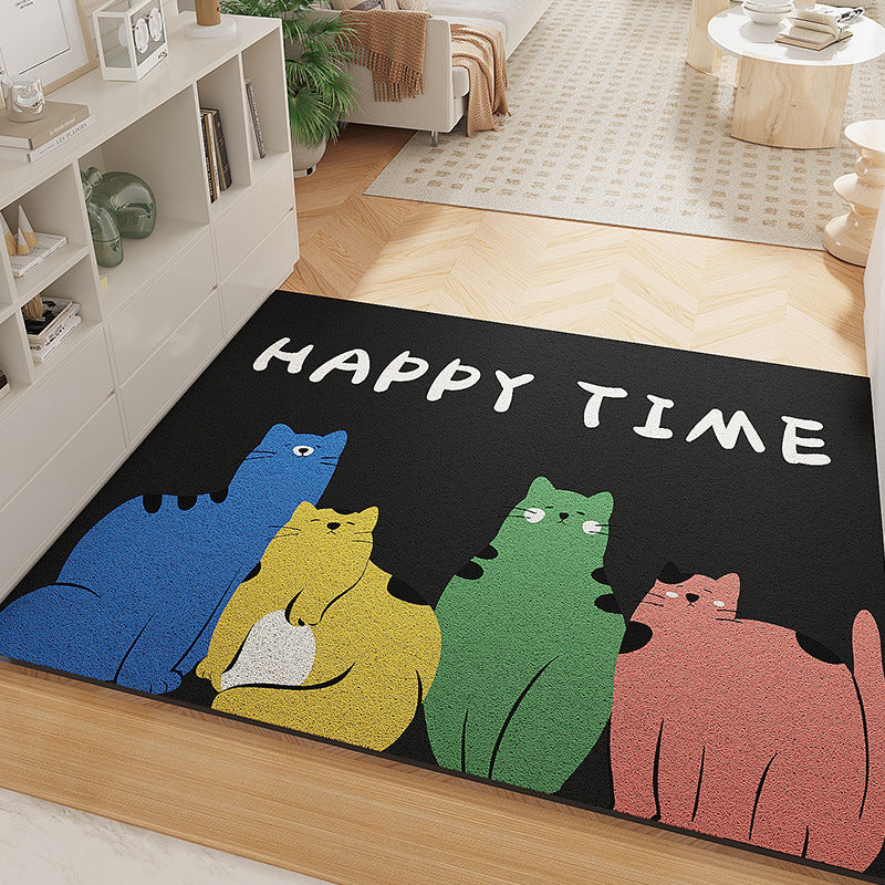 Dog-Themed Welcome Mat Bowlift