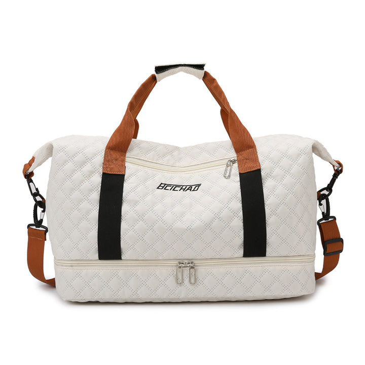Quilted Travel Duffle Bag