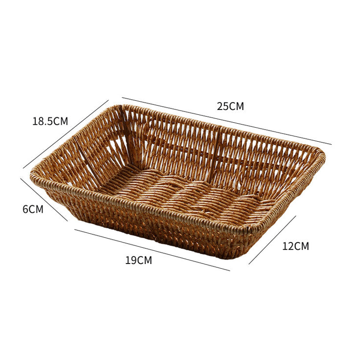 Unisex Round Bowl with Handwoven Rattan Bowlift