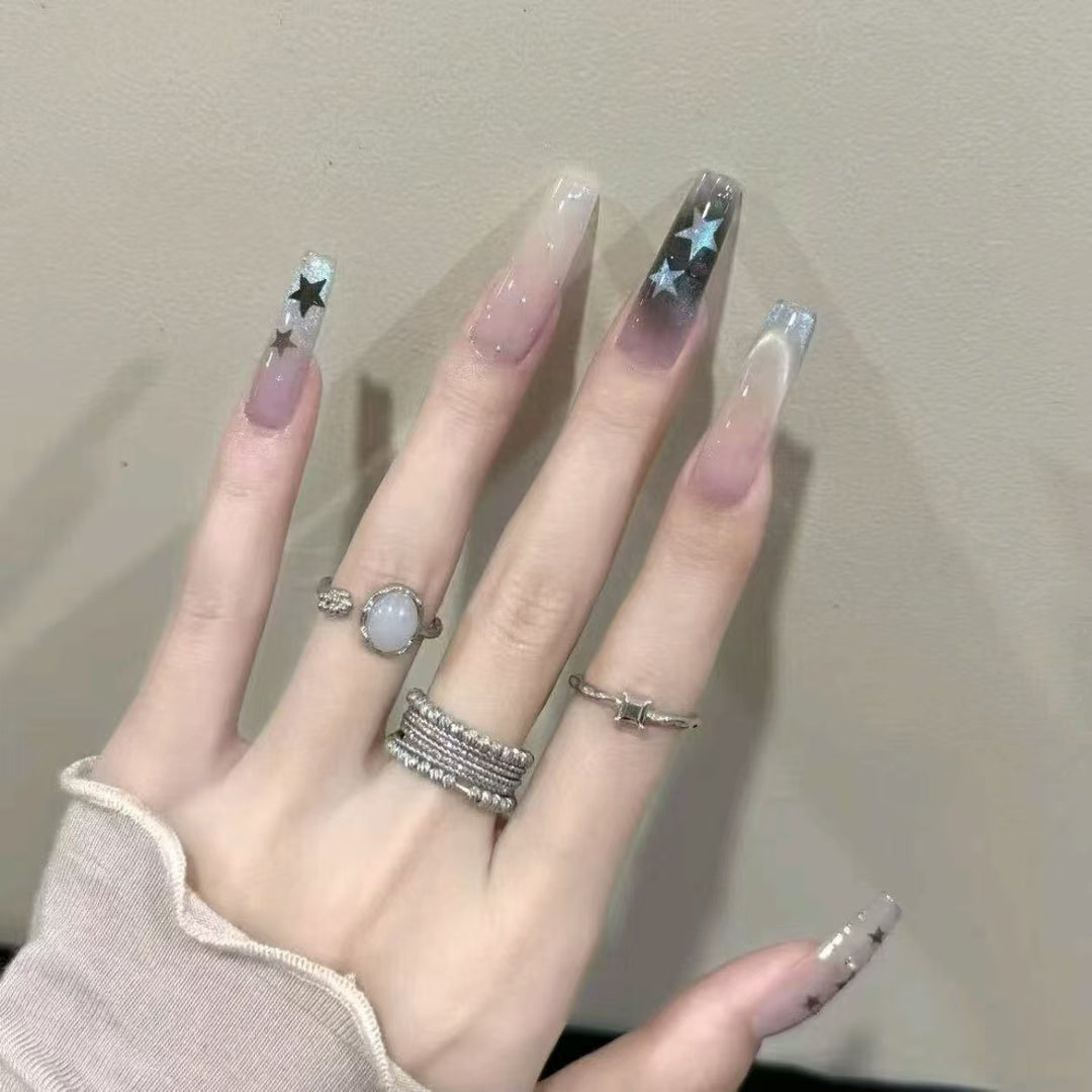 Gradient Ombre Nail Art Extensions Bowlift
