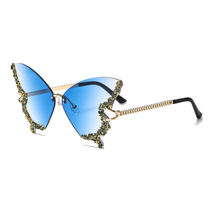 Glamorous Butterfly Frame Sunglasses
