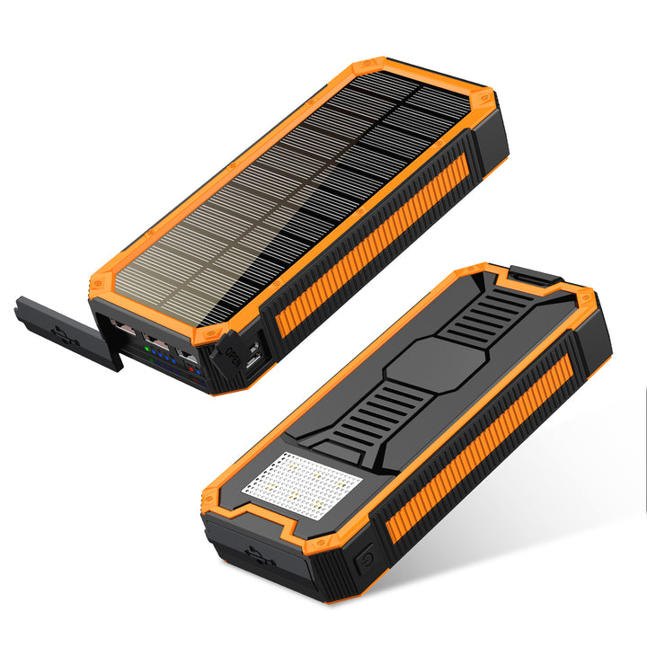 Portable solar power bank with high-load design and multiple outputs Bowlift