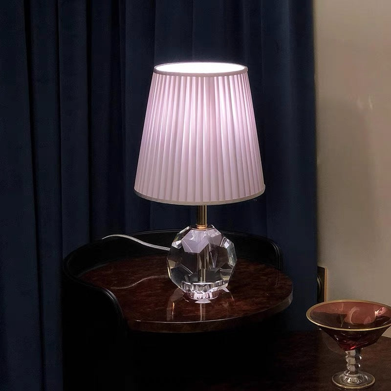 Crystal Base Accent Table Lamp